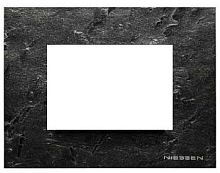 Рамка горизонтальная ABB Niessen Zenit 1-м. 3 мод. N2473 PZ камень натуральный сланец картинка